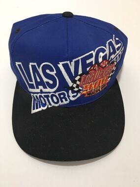 90's LAS VEGAS 400 MOTOR SPEEDWAY NASCAR LAS VEGAS EMBROIDERED SNAPBACK HAT NEW